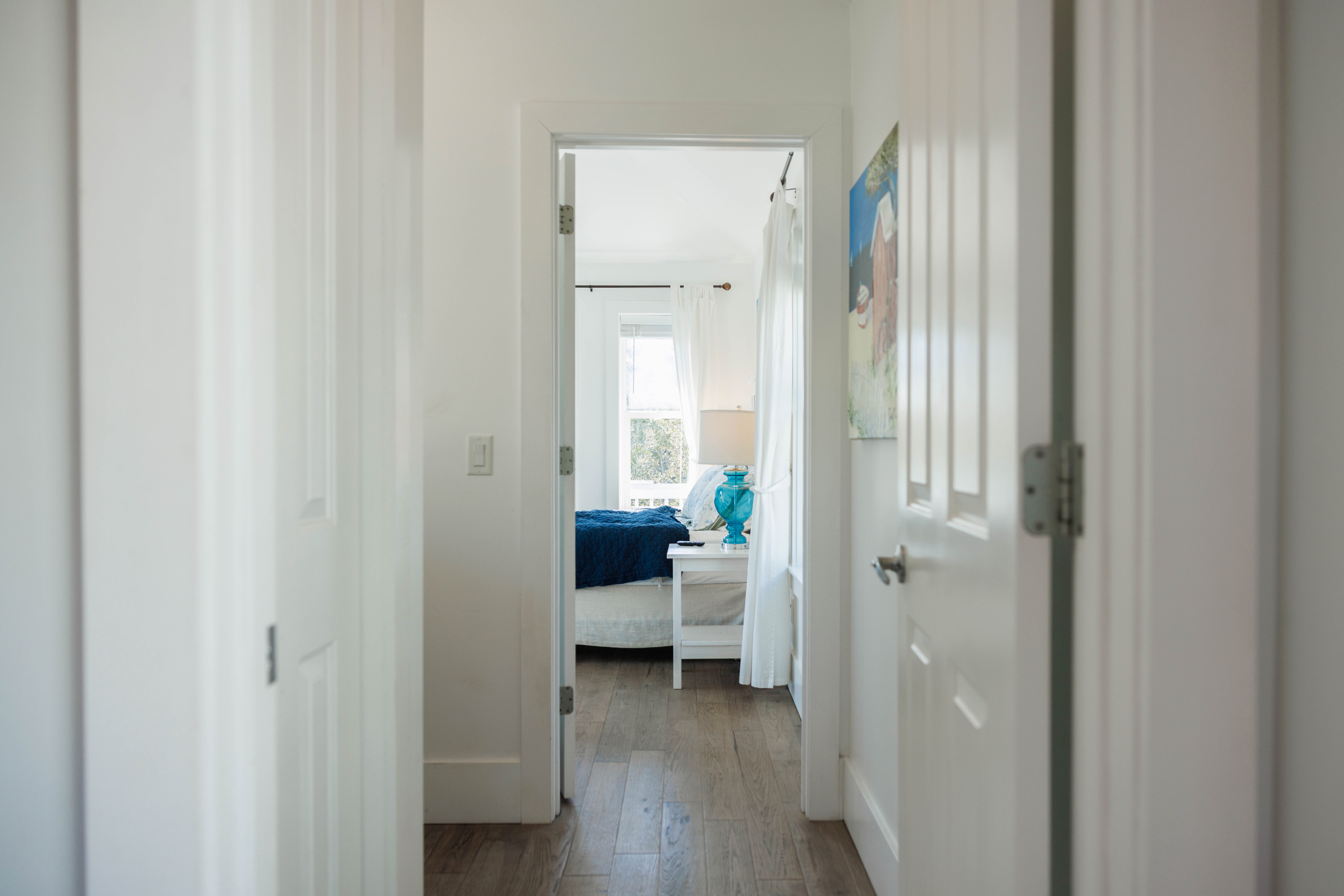 Coastal Airbnb bedroom